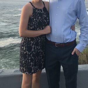 Knee length cocktail dress